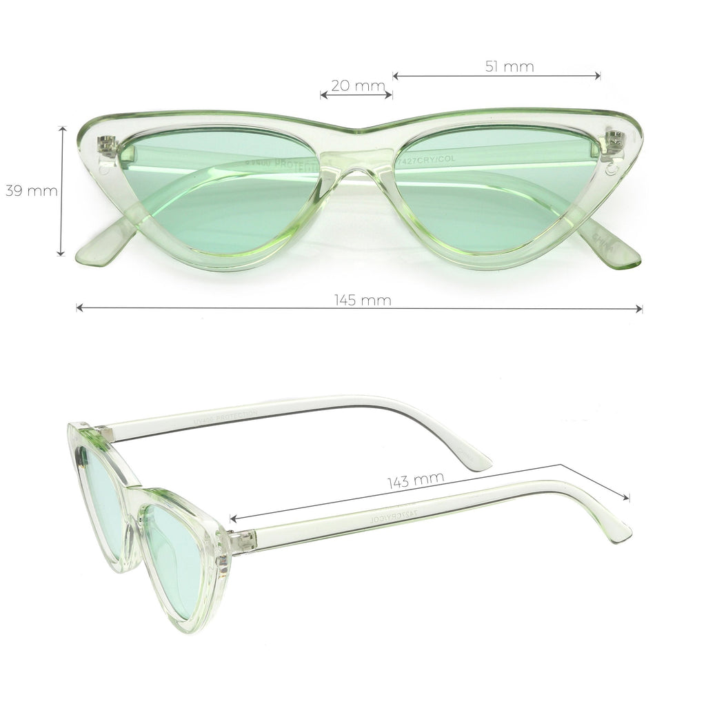 Colorful Retro Festival Cat Eye Sunglasses
