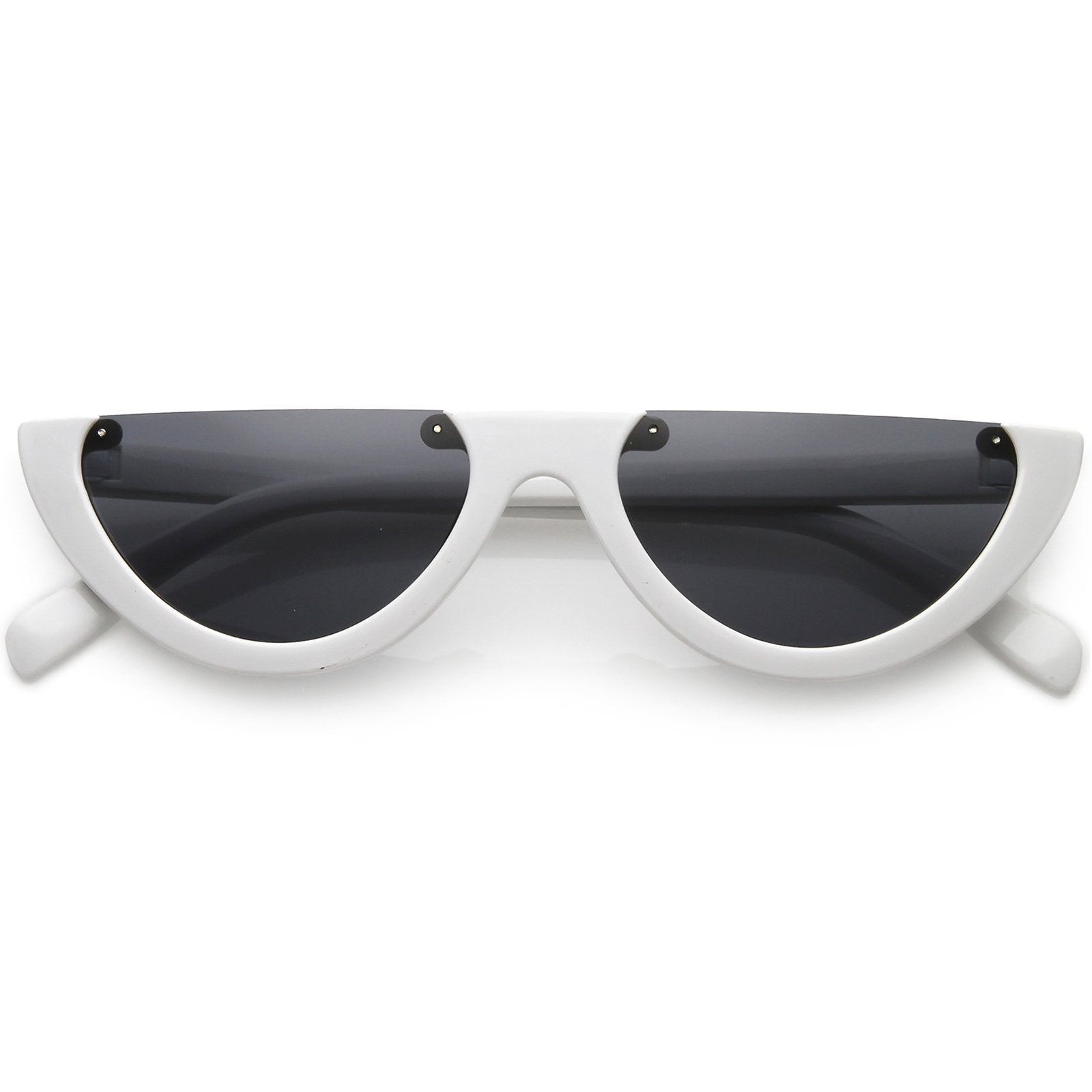 Flat Top Moon Shape Sunglasses